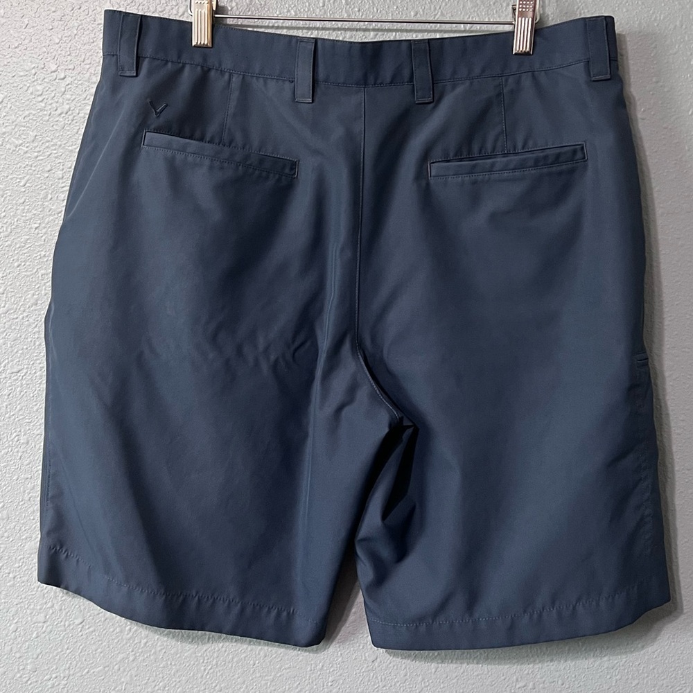 Men's Callaway Golf Casual Shorts Sz 36 Blue Optimum Performance Travel EUC - Picture 2 of 7